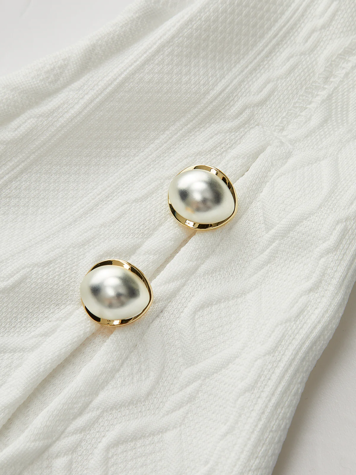 Textured Jacquard Mutton Sleeve Sweatshirt - Wholesalesil