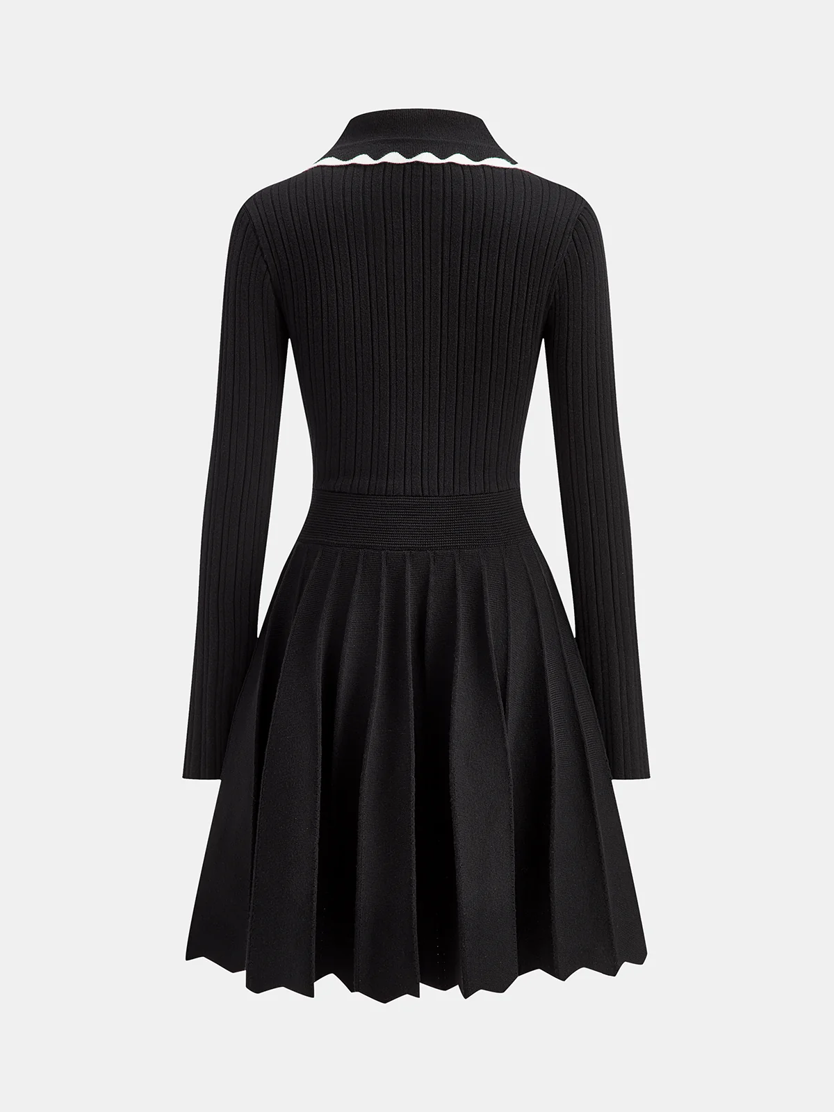 Ribbed Polo Dress - Wholesalesil