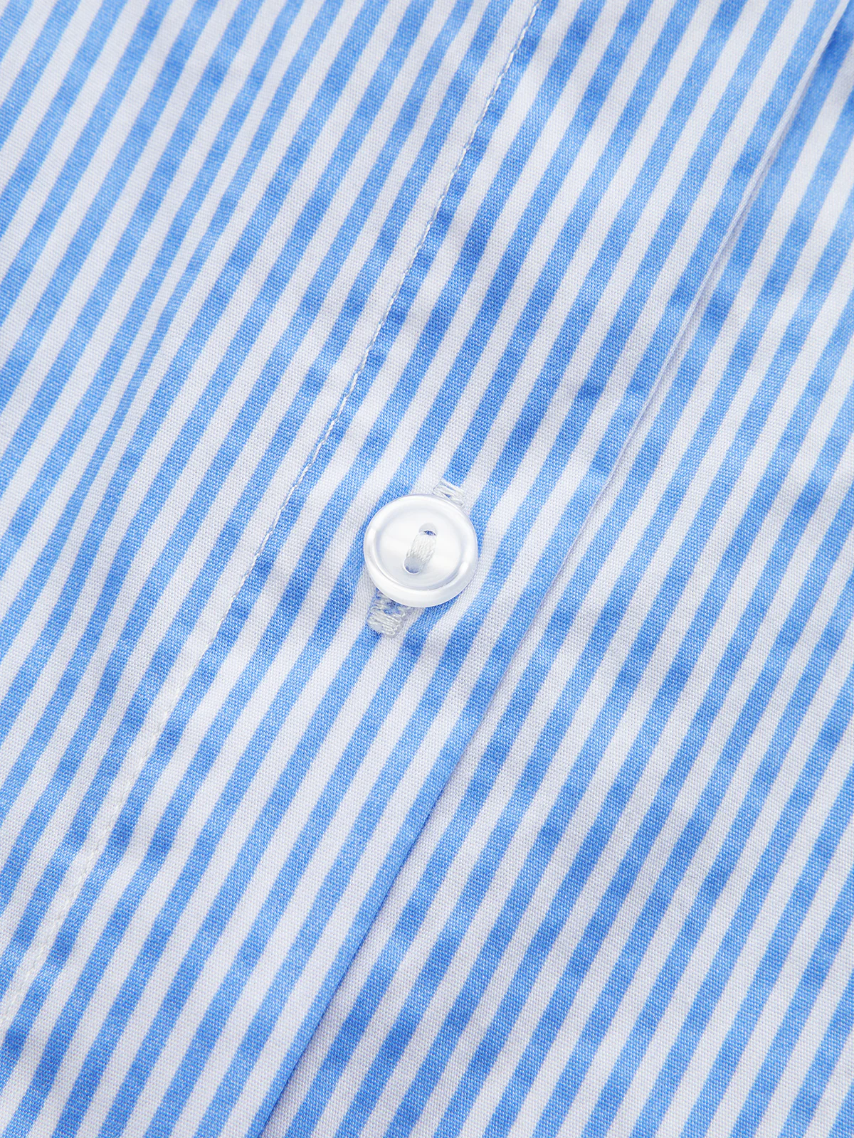 Striped Wrap Asymmetric Hem Shirt - Wholesalesil