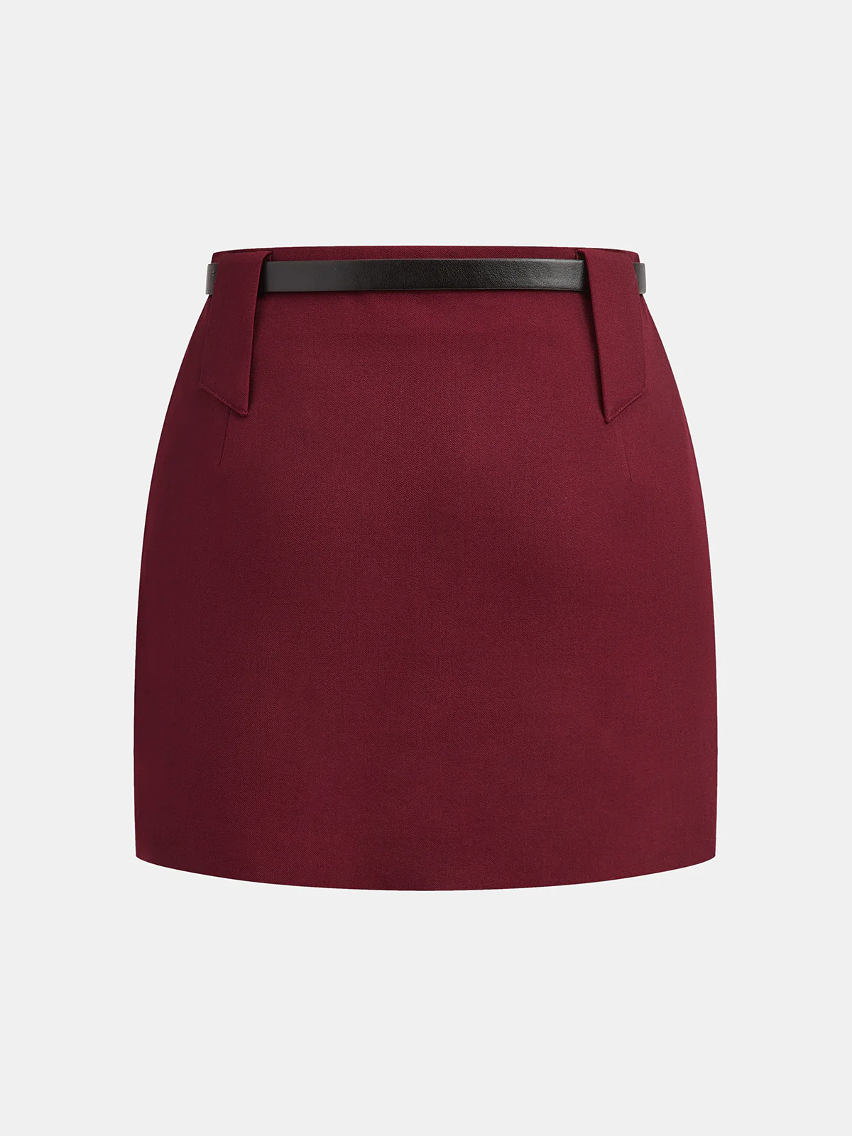 Belted Mini Skirt - Wholesalesil