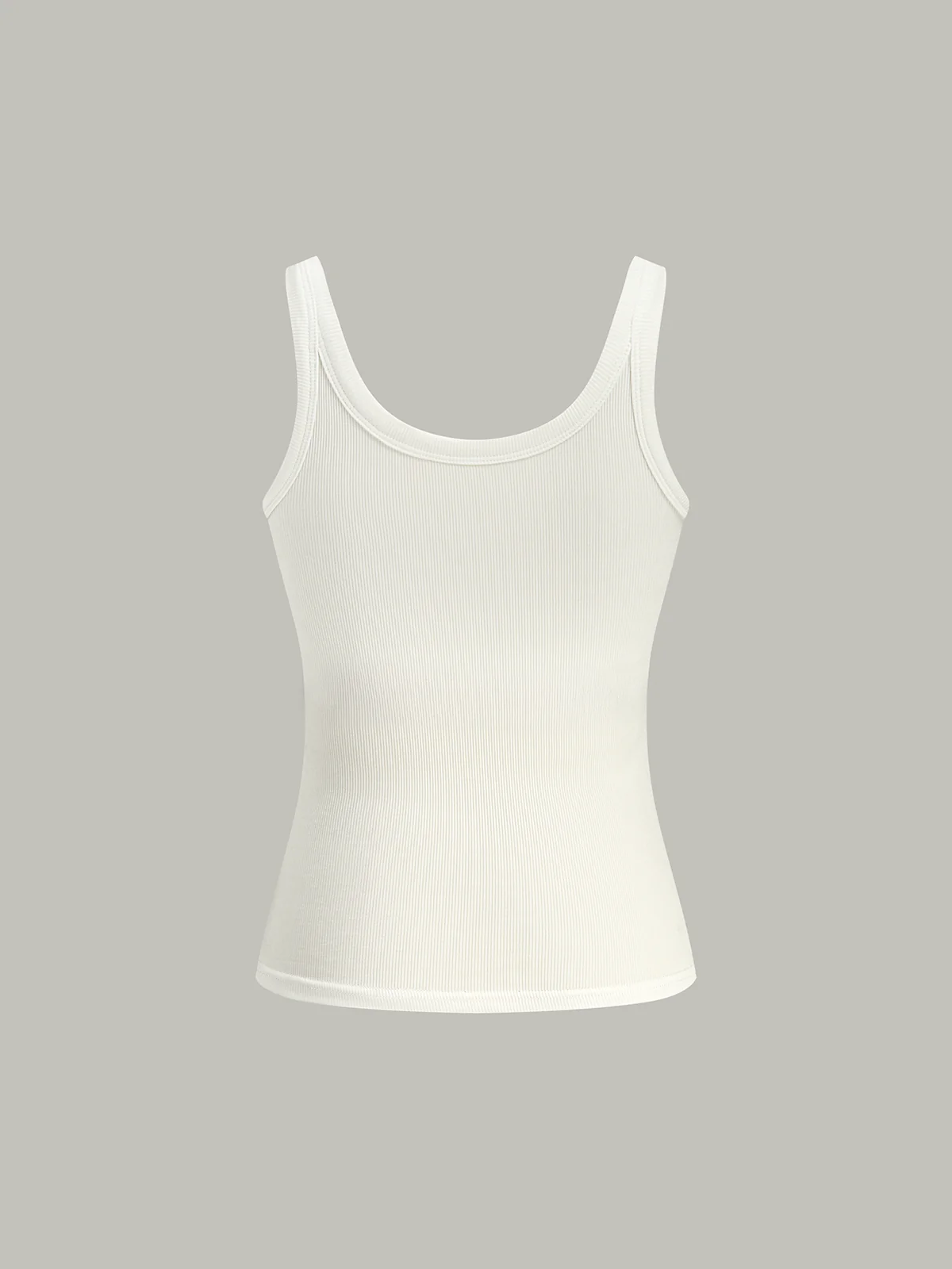 Bra-Free Ribbed Tank Top - Wholesalesil