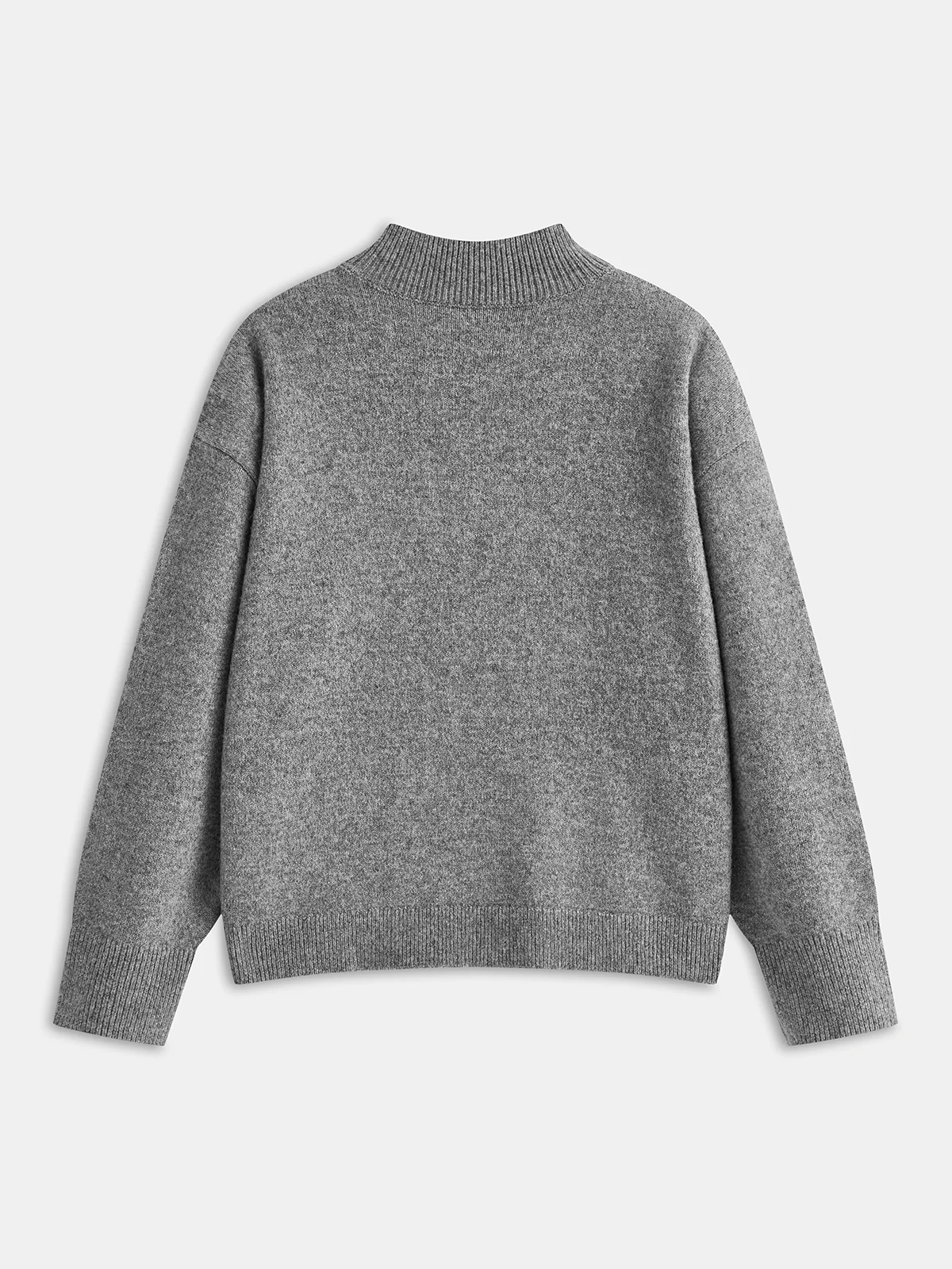 Star Applique Long-Sleeve Sweater - Wholesalesil