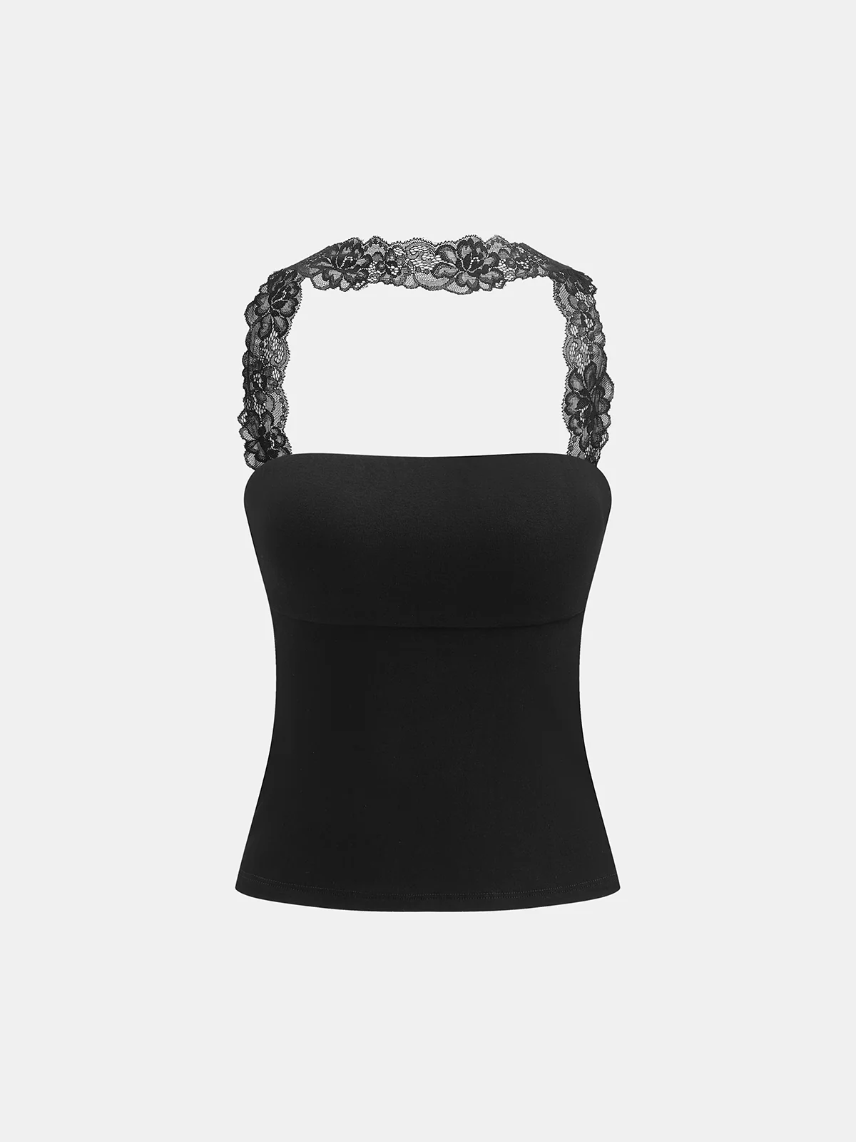 Bra-Free Lace Strap Backless Tank Top - Wholesalesil