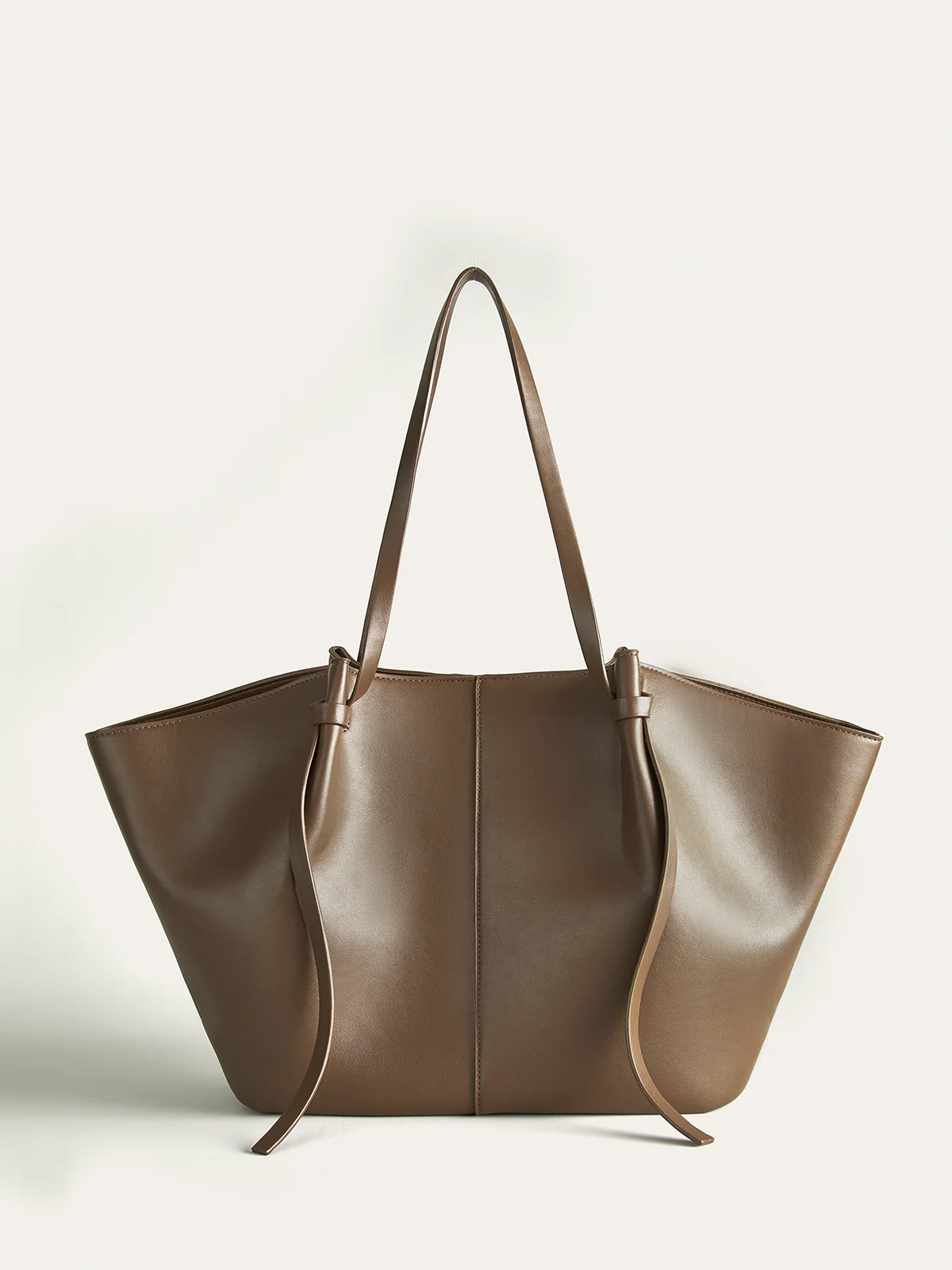 Oversized PU Leather Tote Bag - Wholesalesil