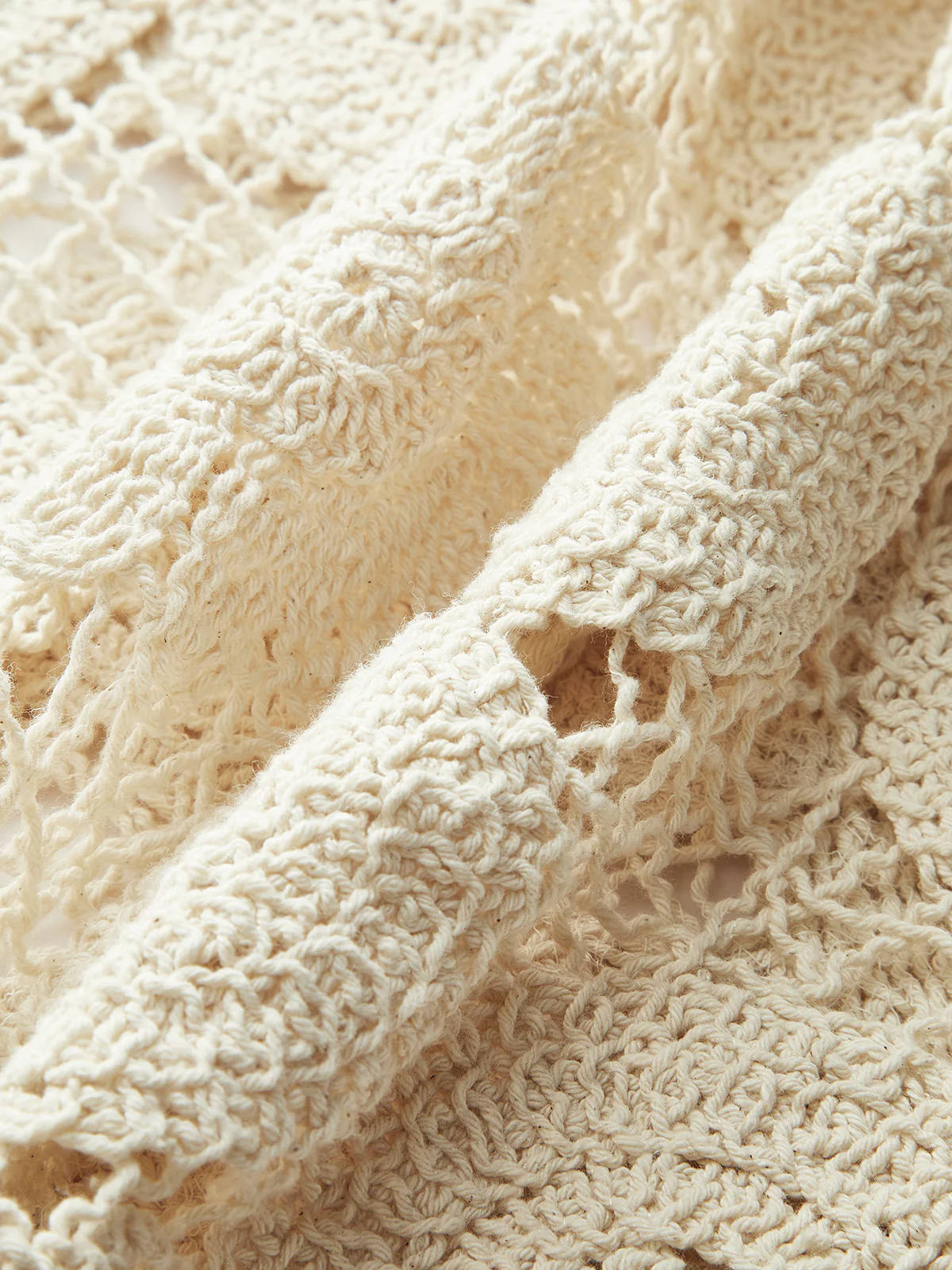 Sheer Sleeveless Cotton Sweater Vest - Wholesalesil