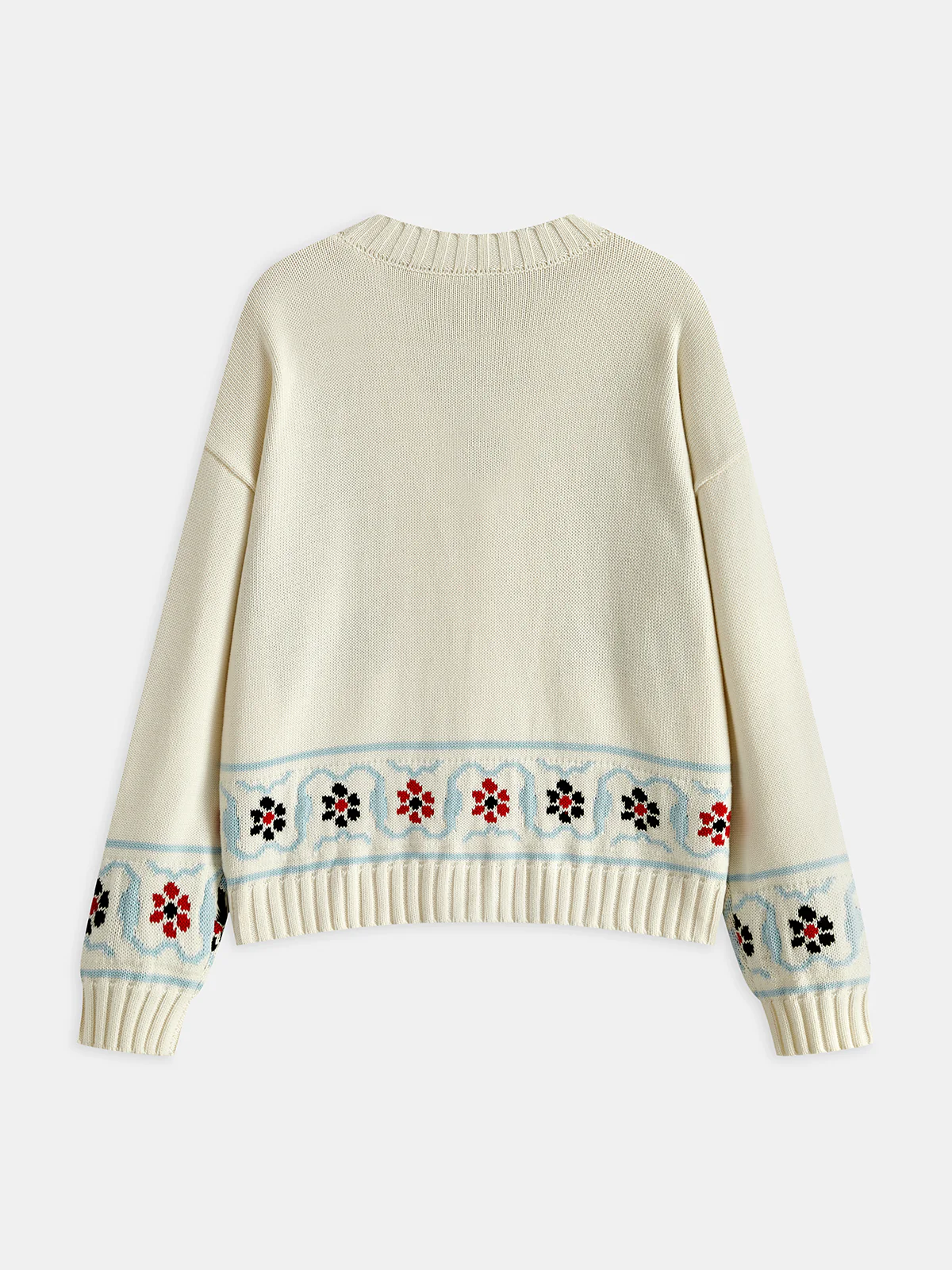 Horse Pattern Knit Cardigan - Wholesalesil