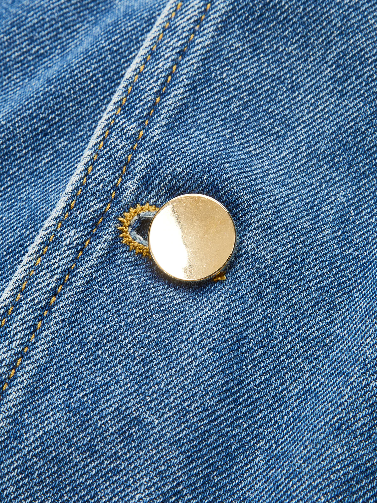 Button-Front Denim Vest - Wholesalesil