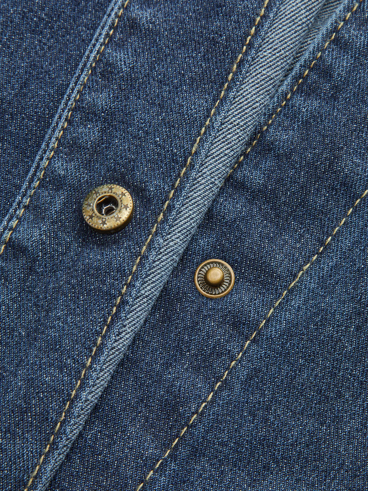 Belted Denim Shirt Jacket - Wholesalesil