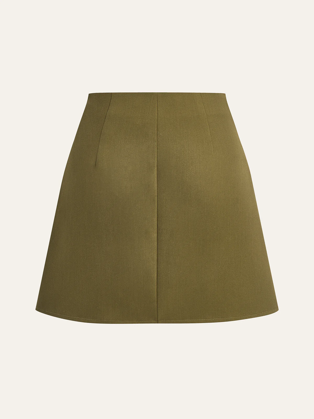 Pocketed Wrap Pleated Skirt - Wholesalesil