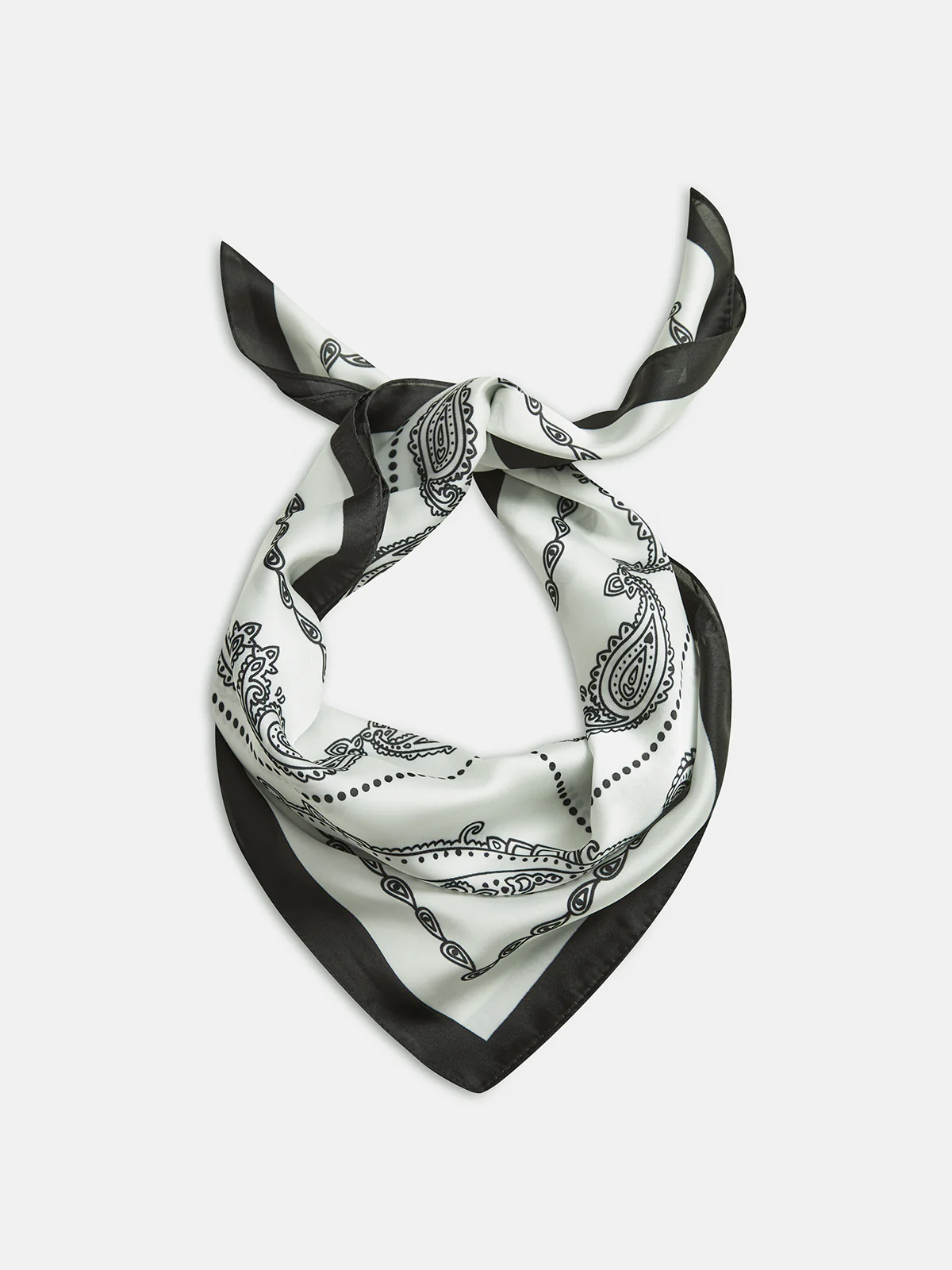 Paisley Print Square Scarf - Wholesalesil