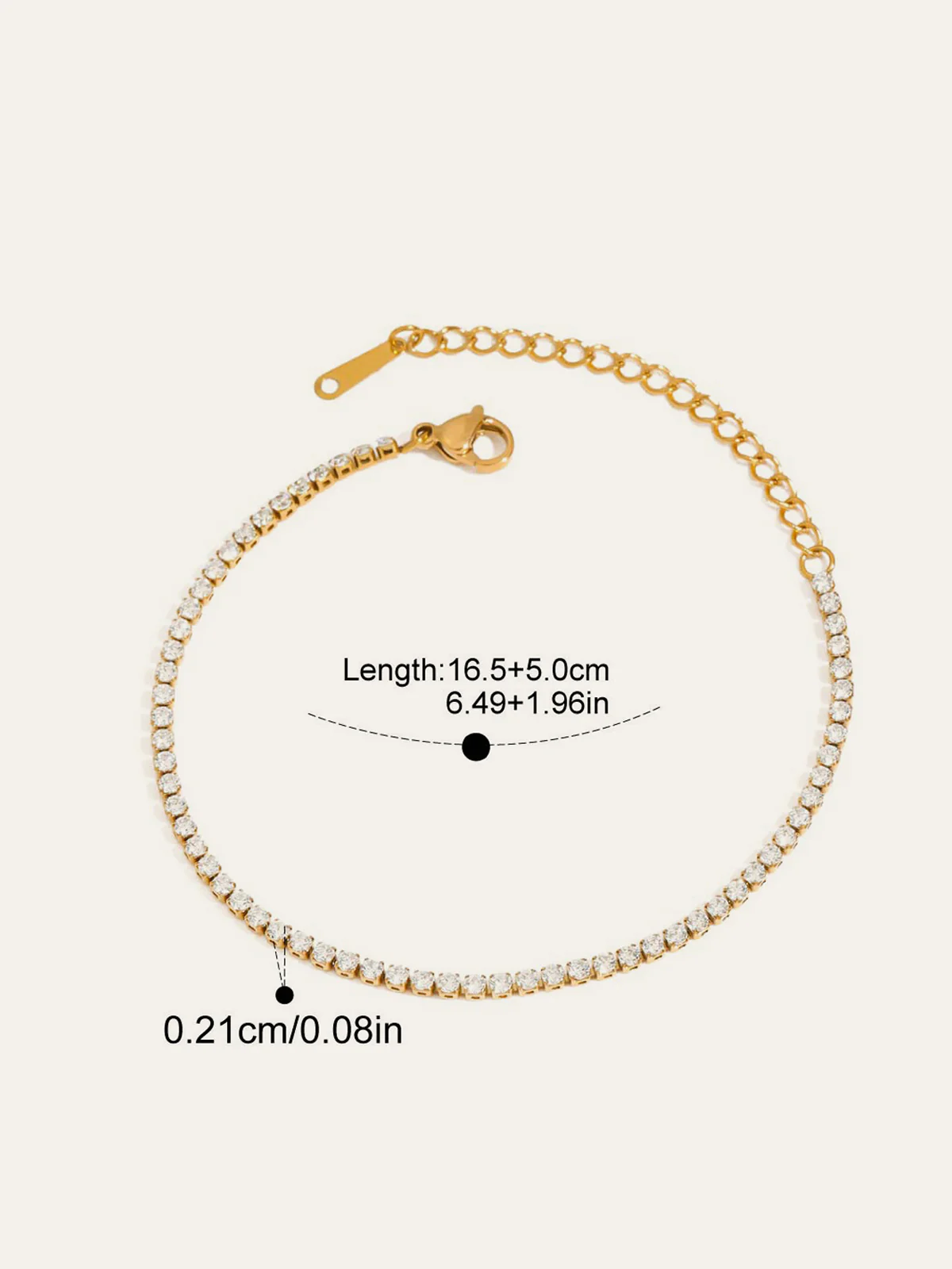 Multi-Style Crystal Embellishments Bracelet - Wholesalesil