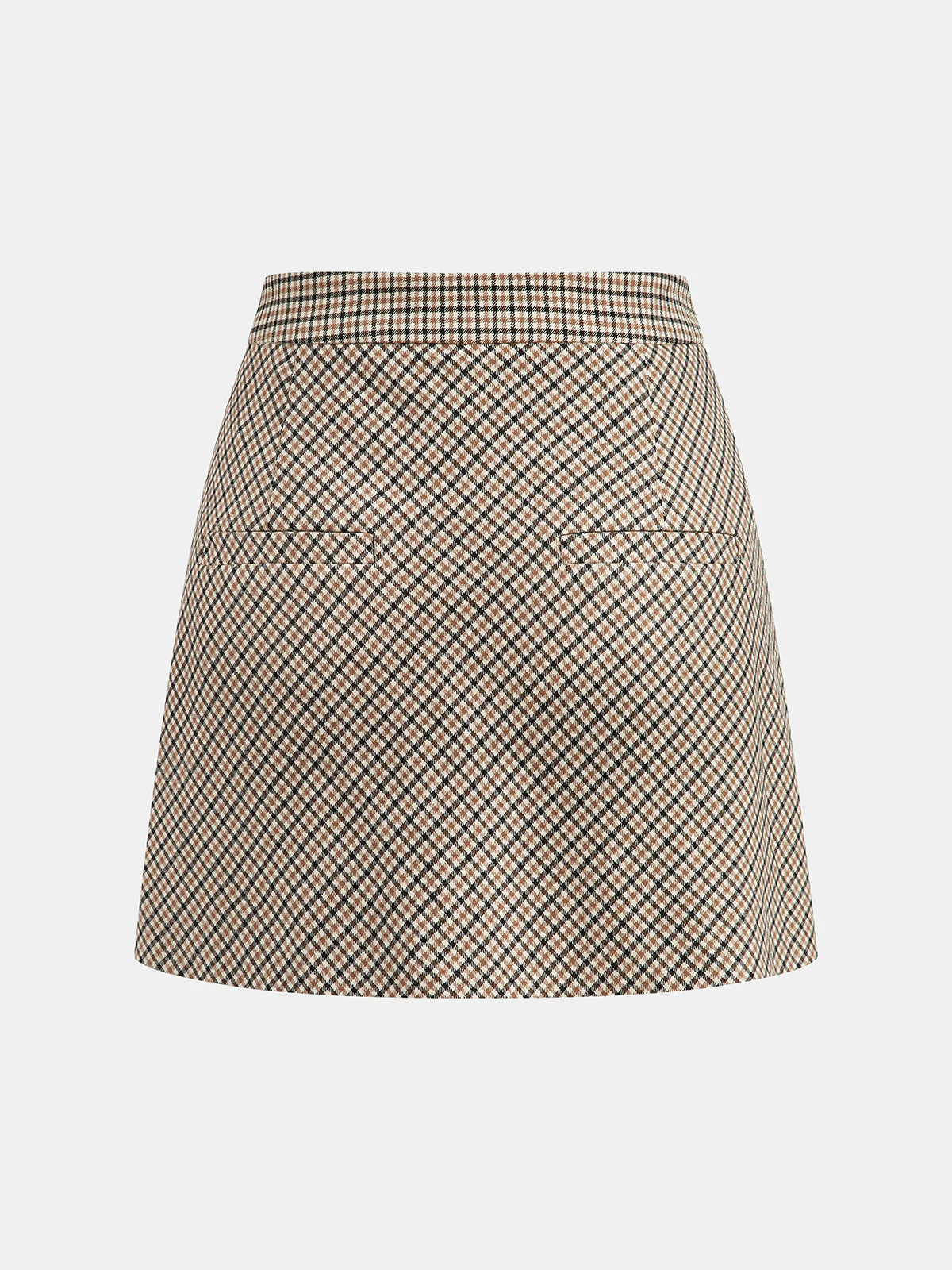 Checked Mini Skirt - Wholesalesil