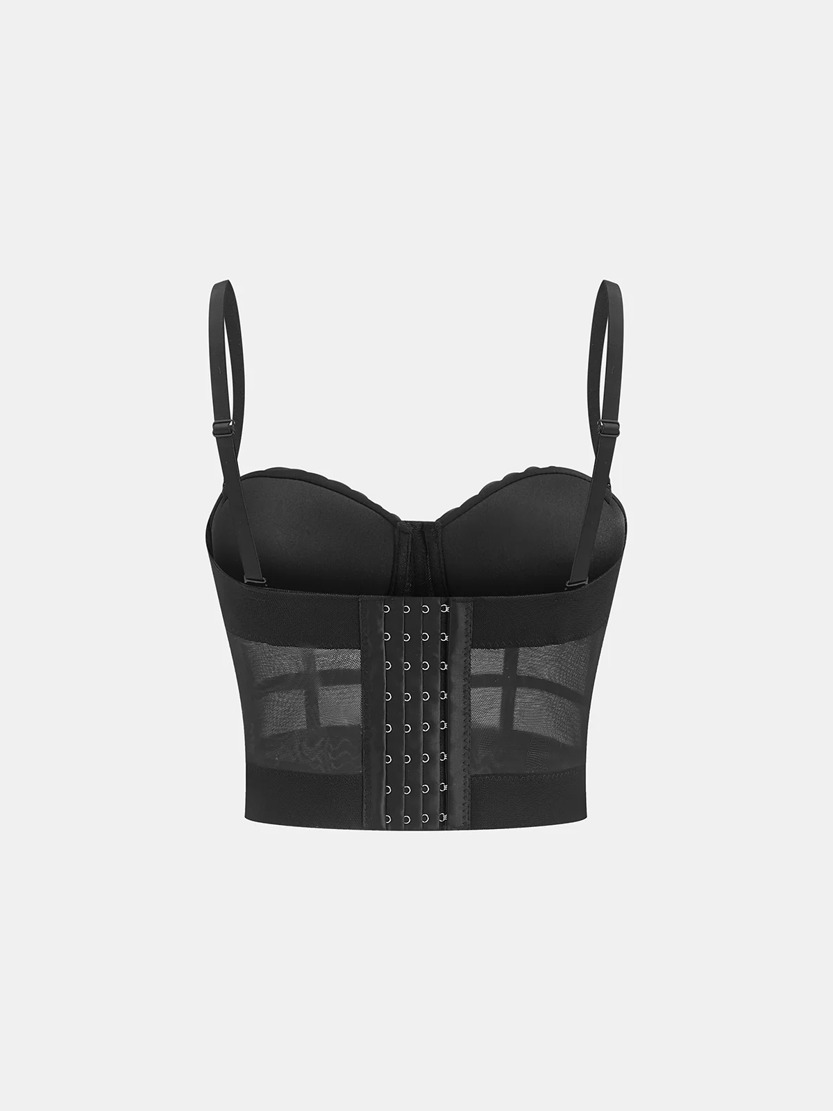Chain Strap Boned Corset Top - Wholesalesil