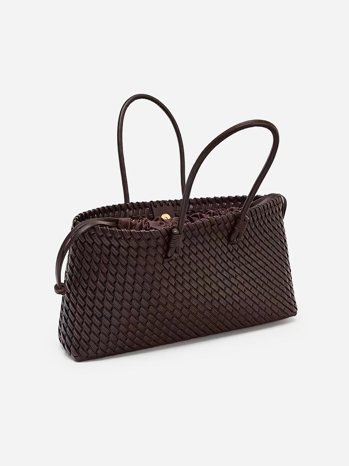 Woven PU Tote Bag - Wholesalesil