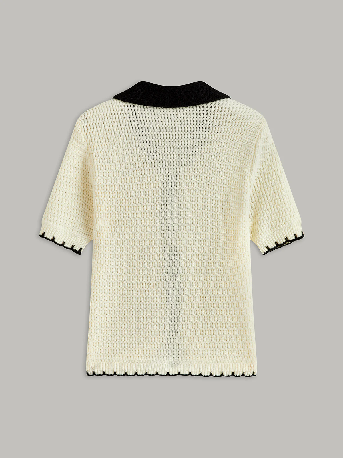 Tie-Front Knit Top - Wholesalesil