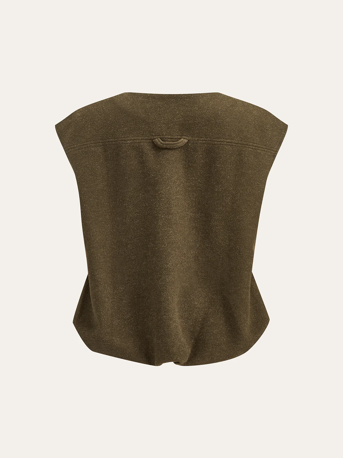 Zip Front Sleeveless Vest - Wholesalesil