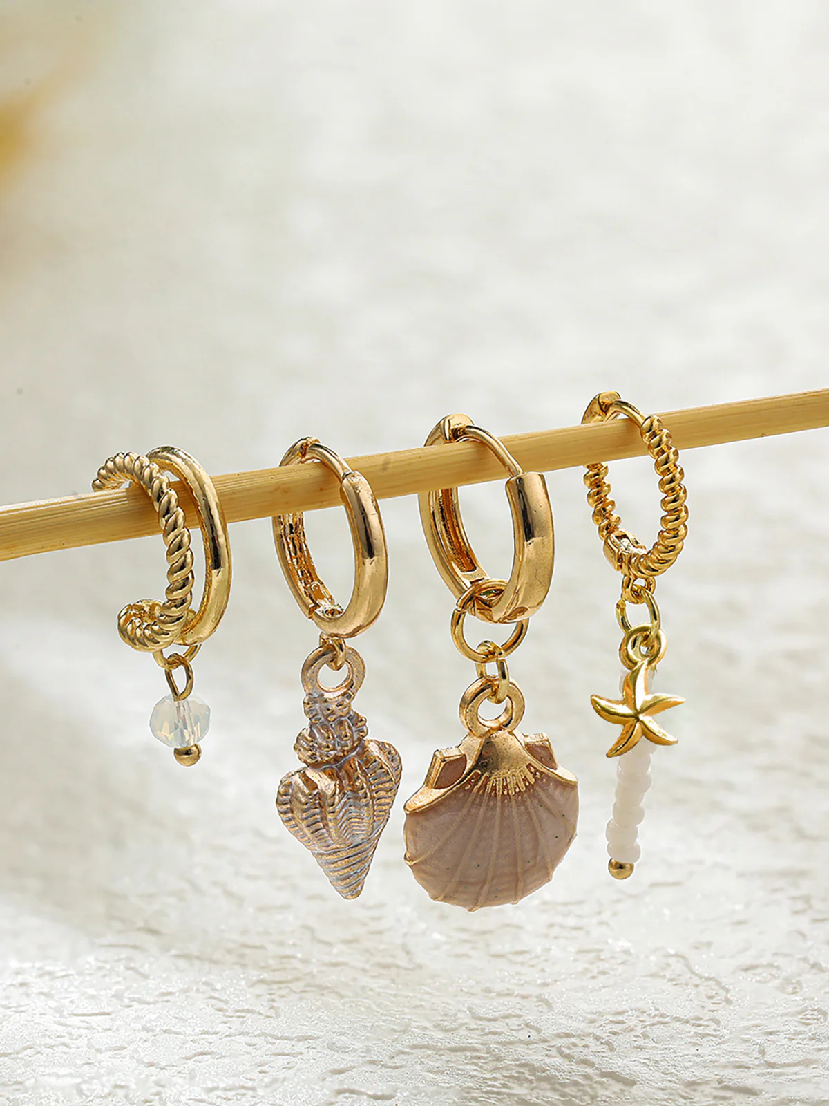 Marine Charm Earrings Set - Wholesalesil