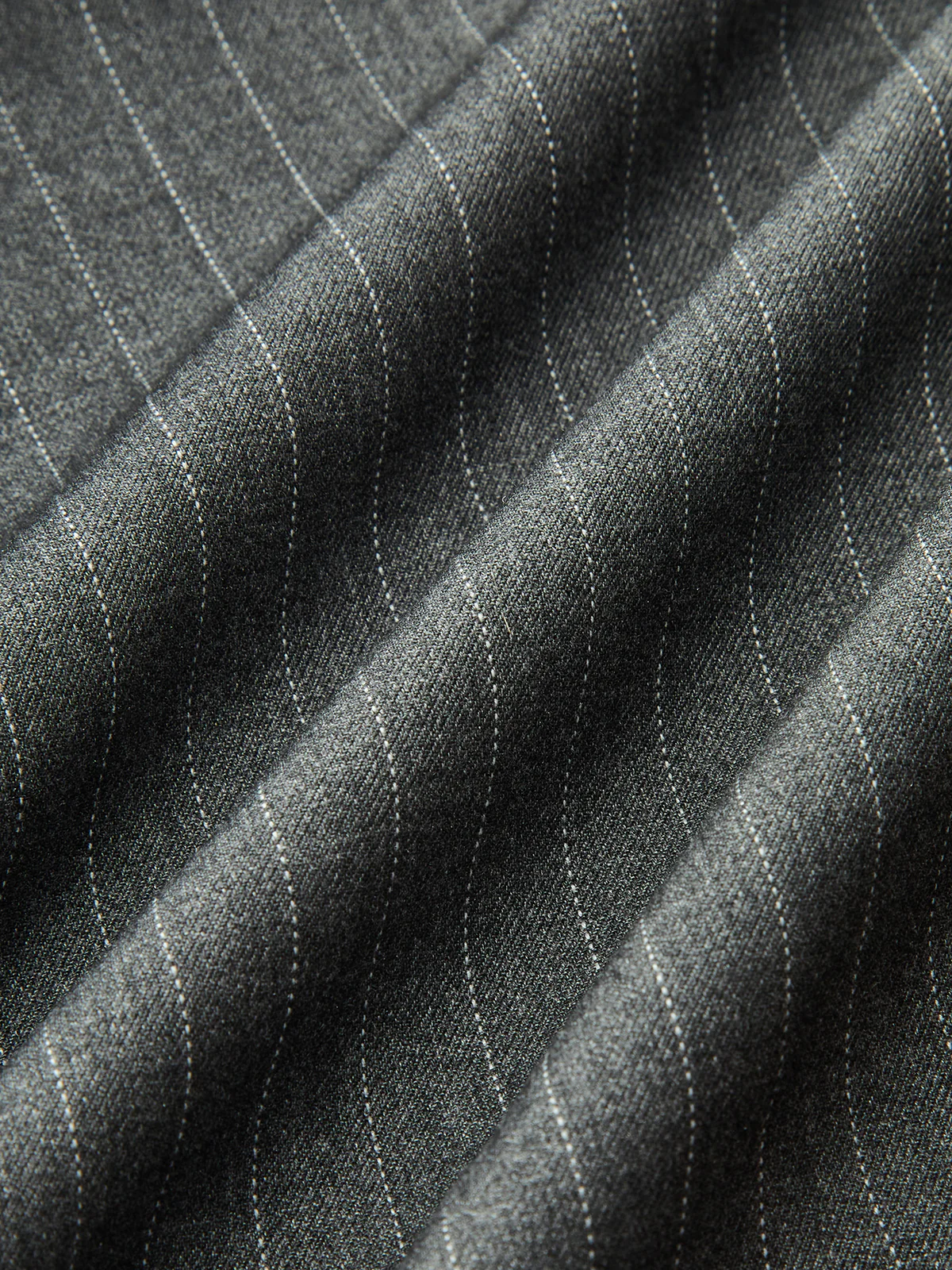 Contrast Ruffle Waistband Pinstripe Pants - Wholesalesil