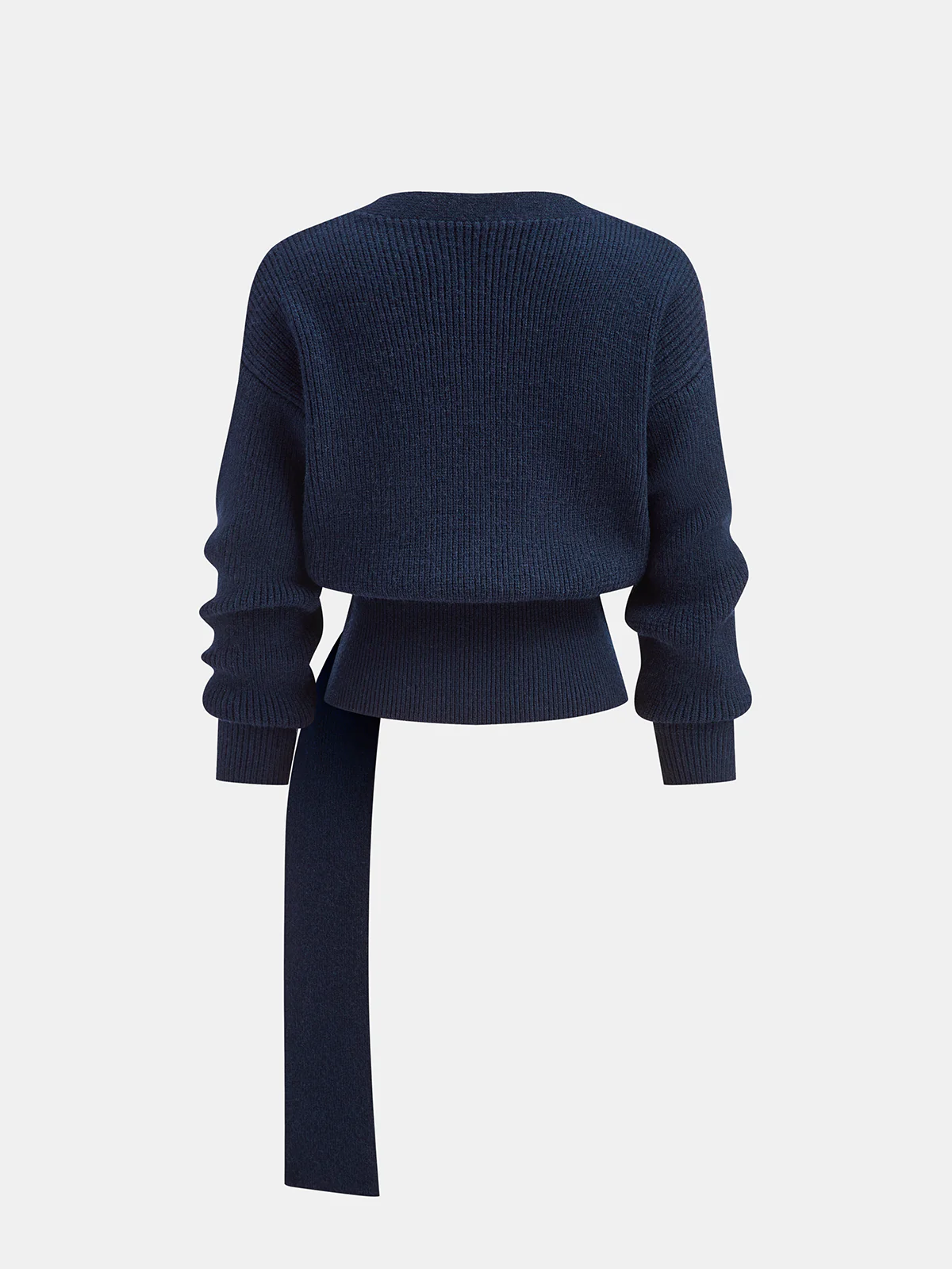 Metal Ring Knit Wrap Cardigan - Wholesalesil