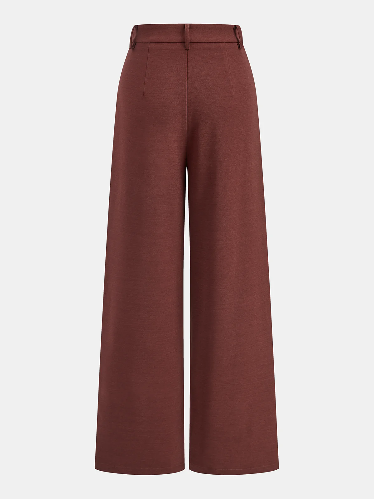Mid-Waist Pleated Wide-Leg Pants - Wholesalesil