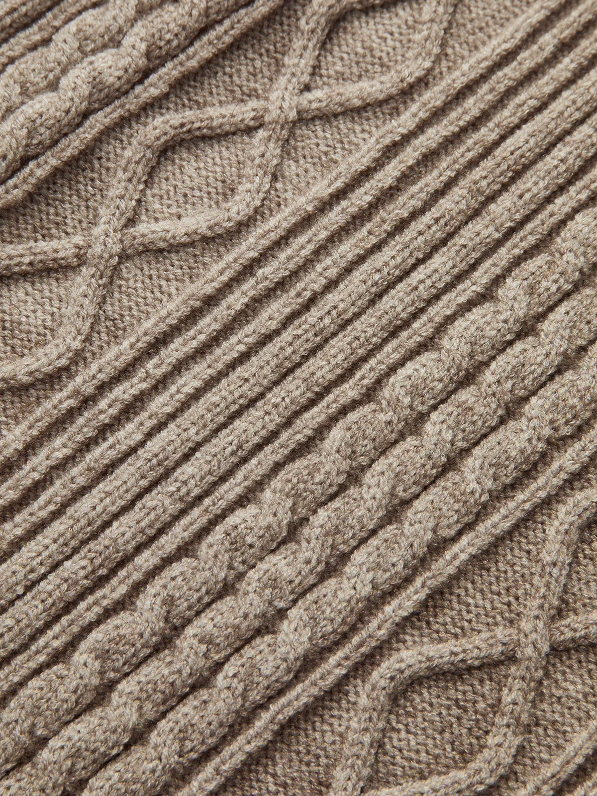 Mid-Waist Drawstring Cable Knit Pants - Wholesalesil