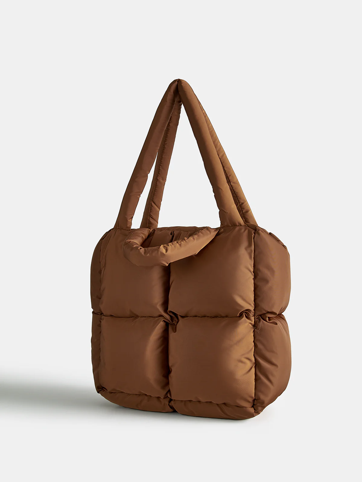 Puffer Zipper-Top Tote Bag - Wholesalesil