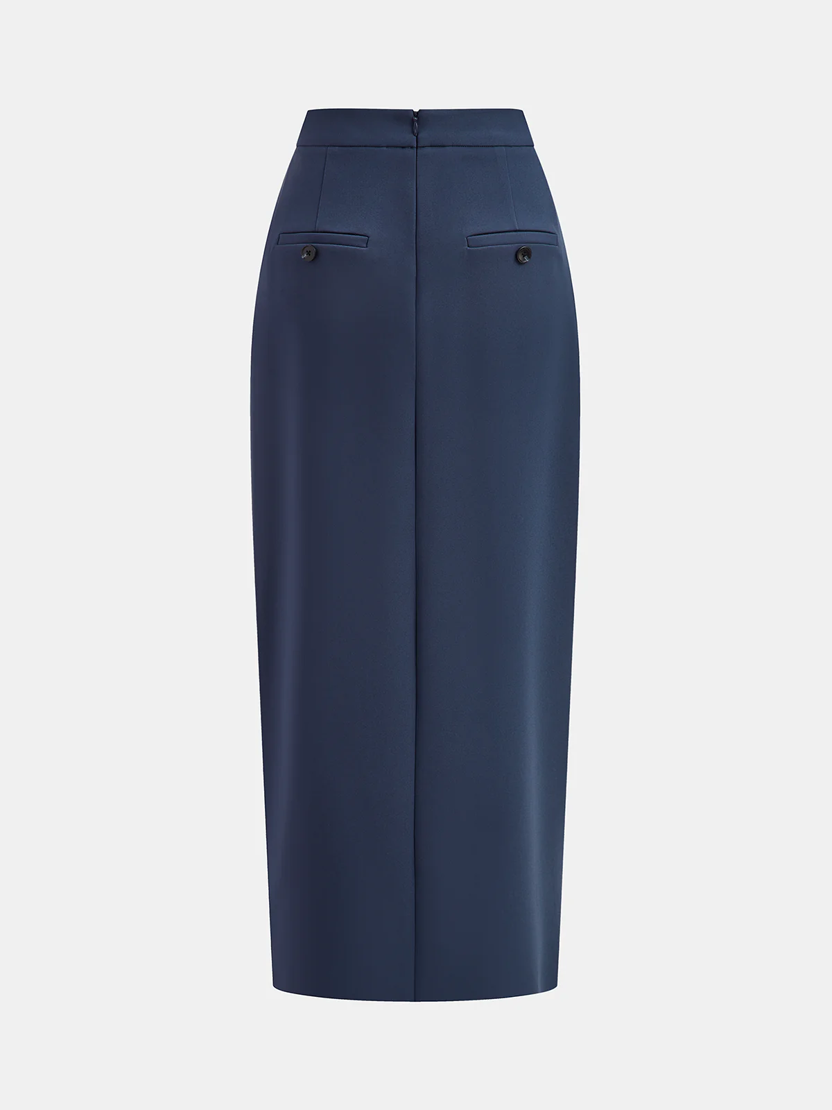 Pleated Detail Mid-Waist Maxi Skirt - Wholesalesil